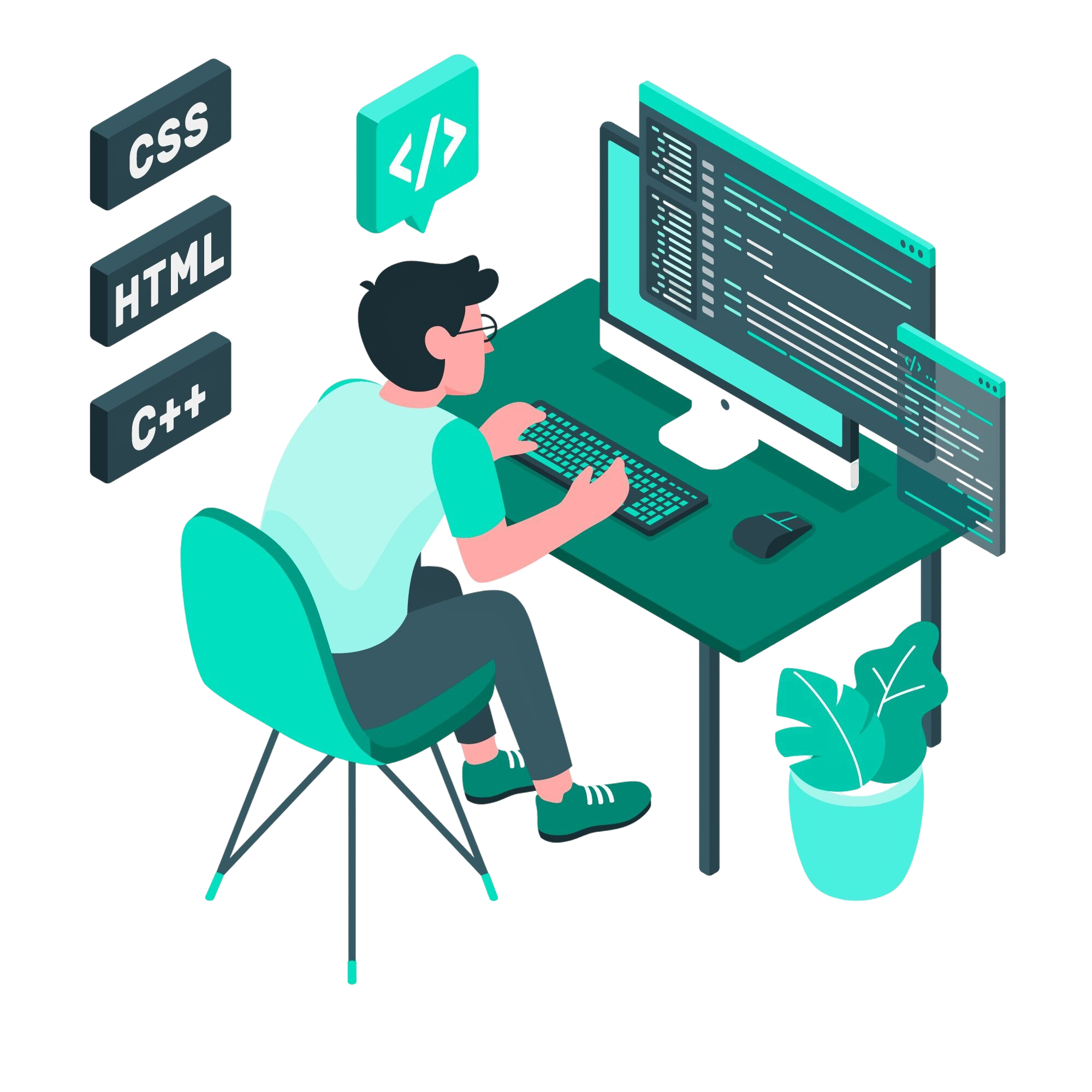 Digital Solutions Illustration